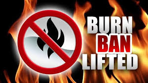 Burn Ban Lifted